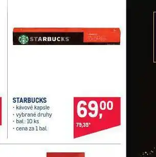 Makro Starbucks kapsle nabídka