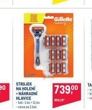 Makro Gillette strojek na holení nabídka