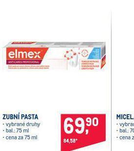 Makro Elmex zubní pasta nabídka