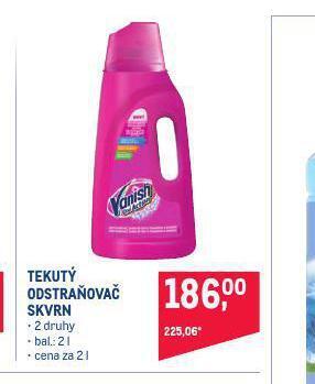 Makro Vanish tekutý odstraňovač skvrn nabídka