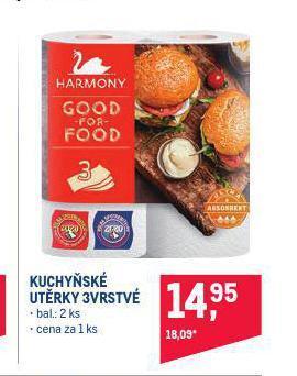 Makro Harmony kuchyňské utěrky nabídka