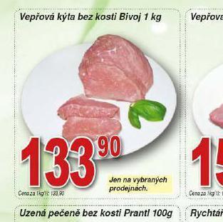 Lidl Vepřová kýta bez kosti nabídka
