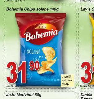 Lidl Bohemia chips solené nabídka