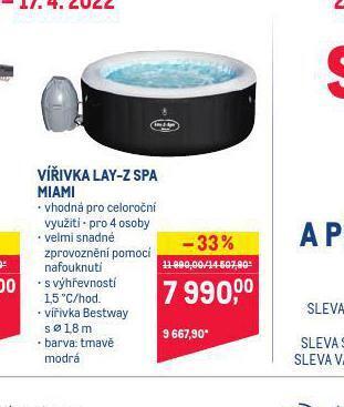 Vířivka lay-z spa miami