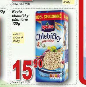 Lidl Racio chlebíčky pšeničné nabídka