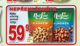 Lidl Kešu ořechy solené nabídka