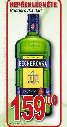 Lidl Becherovka nabídka