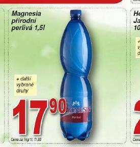 Lidl Magnesia přírodní perlivá nabídka