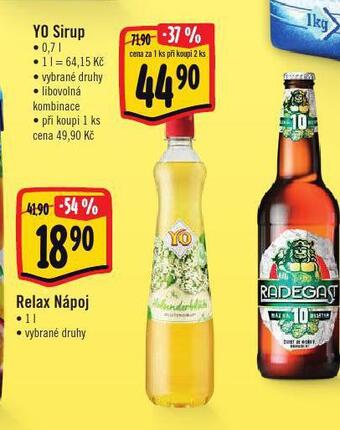 Albert Yo sirup nabídka