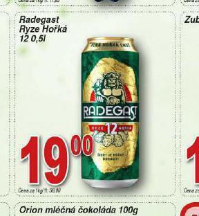 Lidl Pivo radegast ryze hořká 12 nabídka