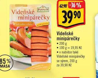 Albert Vídeňské minipárečky nabídka