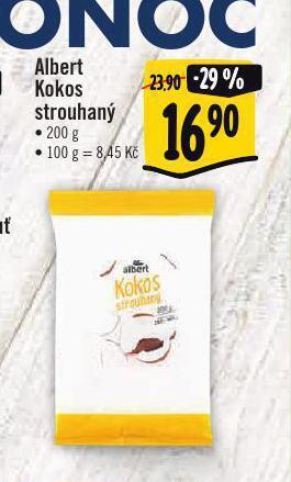 Albert Albert kokos strouhaný nabídka