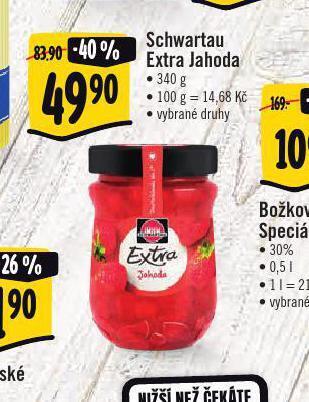 Albert Schwartau extra džem nabídka