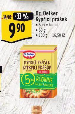 Albert Dr. oetker kypřící prášek nabídka