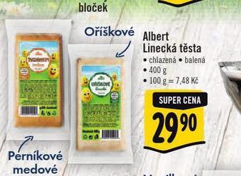 Albert Albert linecká těsta nabídka