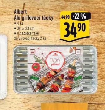 Albert Albert grilovací tácky nabídka
