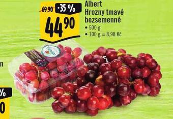 Albert Hrozny tmavé bezsemenné nabídka