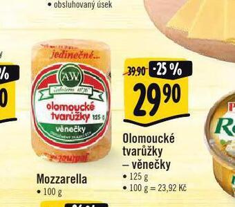 Albert Olomoucké tvarůžky věnečky nabídka
