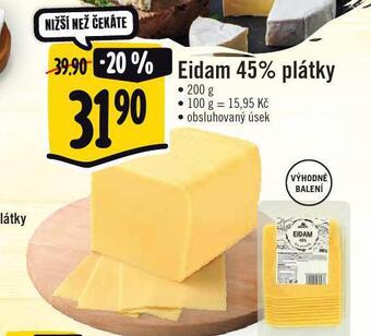 Albert Eidam 45% plátky nabídka