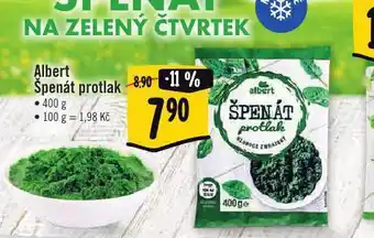 Albert Albert špenát protlak nabídka