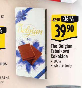 Albert The belgian tabulková čokoláda nabídka