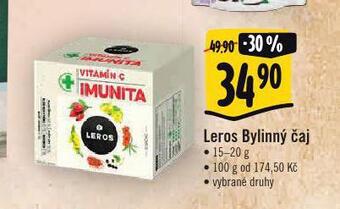 Albert Leros bylinný čaj nabídka