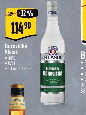 Albert Borovička klasik nabídka