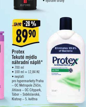 Albert Protex tekuté mýdlo náhradní náplň nabídka