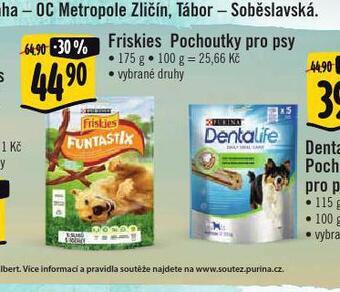 Albert Friskies pochoutky pro psy nabídka