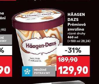 Kaufland Häagen dazs prémiová zmrzlina nabídka