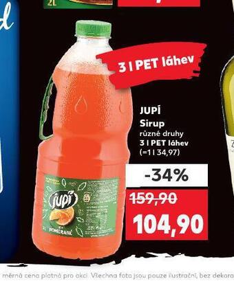 Kaufland Jupí sirup nabídka