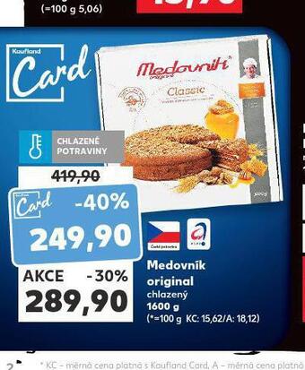 Kaufland Medovník original nabídka