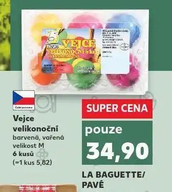 Kaufland Vejce velikonoční barevná m 6 ks nabídka