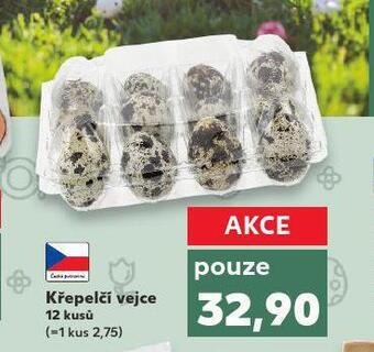 Kaufland Křepelčí vejce 12 ks nabídka