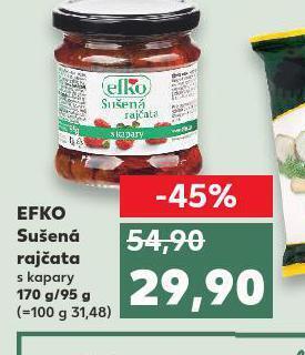 Kaufland Efko sušená rajčata nabídka