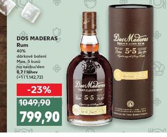 Kaufland Dos maderas rum nabídka