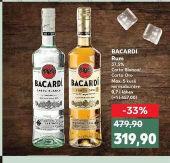 Kaufland Bacardi rum nabídka