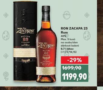 Kaufland Ron zacapa 23 rum nabídka