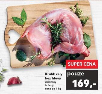 Kaufland Králík celý bez hlavy nabídka