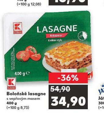 Kaufland Boloňské lasagne nabídka