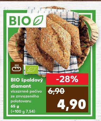Kaufland Bio špaldový diamant nabídka