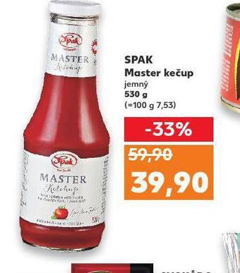 Kaufland Spak master kečup nabídka