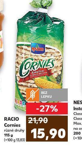 Kaufland Racio cornies nabídka