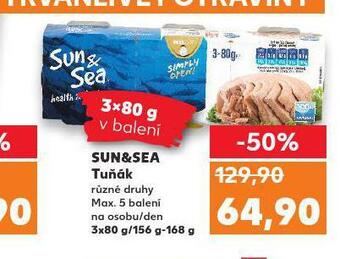 Kaufland Sun & sea tuňák nabídka