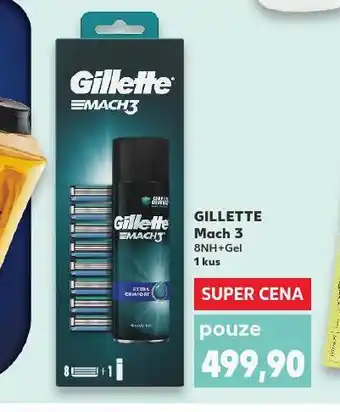 Kaufland Gillette mach3 nabídka