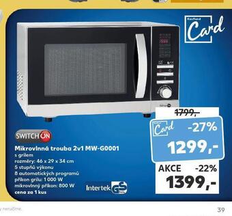 Kaufland Mikrovlnná trouba nabídka
