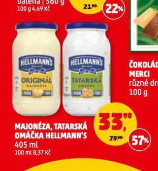 Penny Market Hellmann´s tatarská omáčka, majonéza nabídka