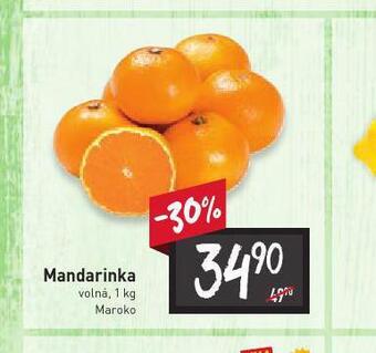 Billa Mandarinky nabídka