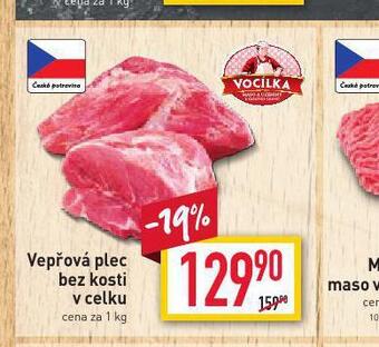 Billa Vepřová plec bez kosti nabídka