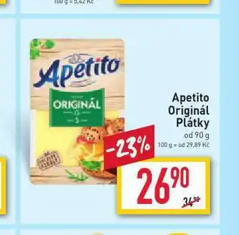 Billa Apetito originál plátky nabídka